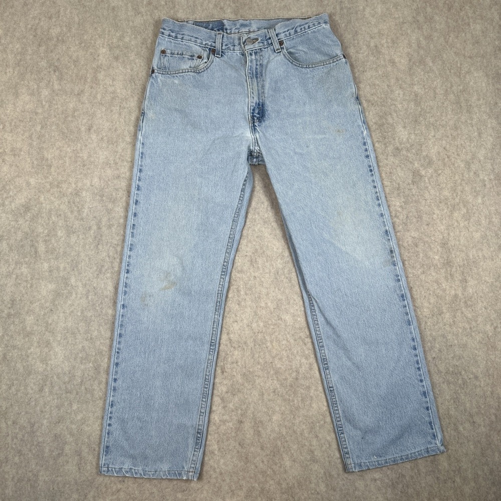Vintage Levis 505 Mens 32x30 Jeans Straight Leg Regular Fit Denim Made In Mexico